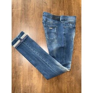 Armani Exchange A|X J13 Slim Jeans Men’s 30X33 Blue Distressed Stretch Denim